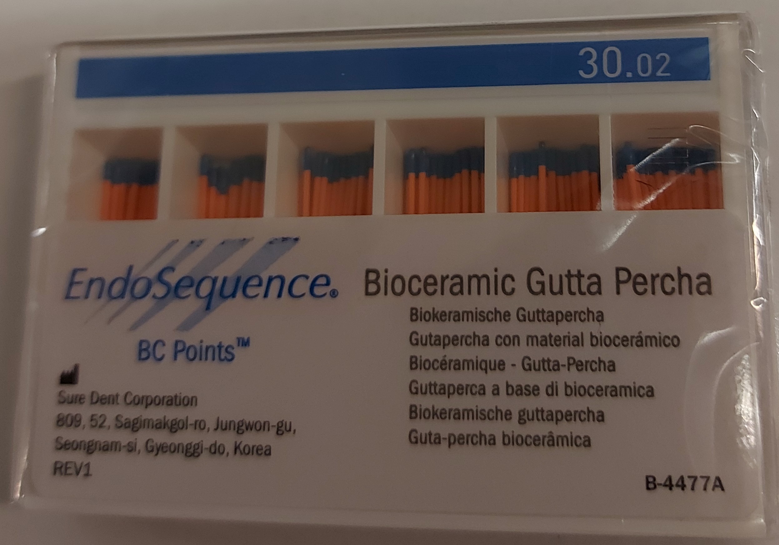 BioCeramic Gutta percha 30/.02 60stk