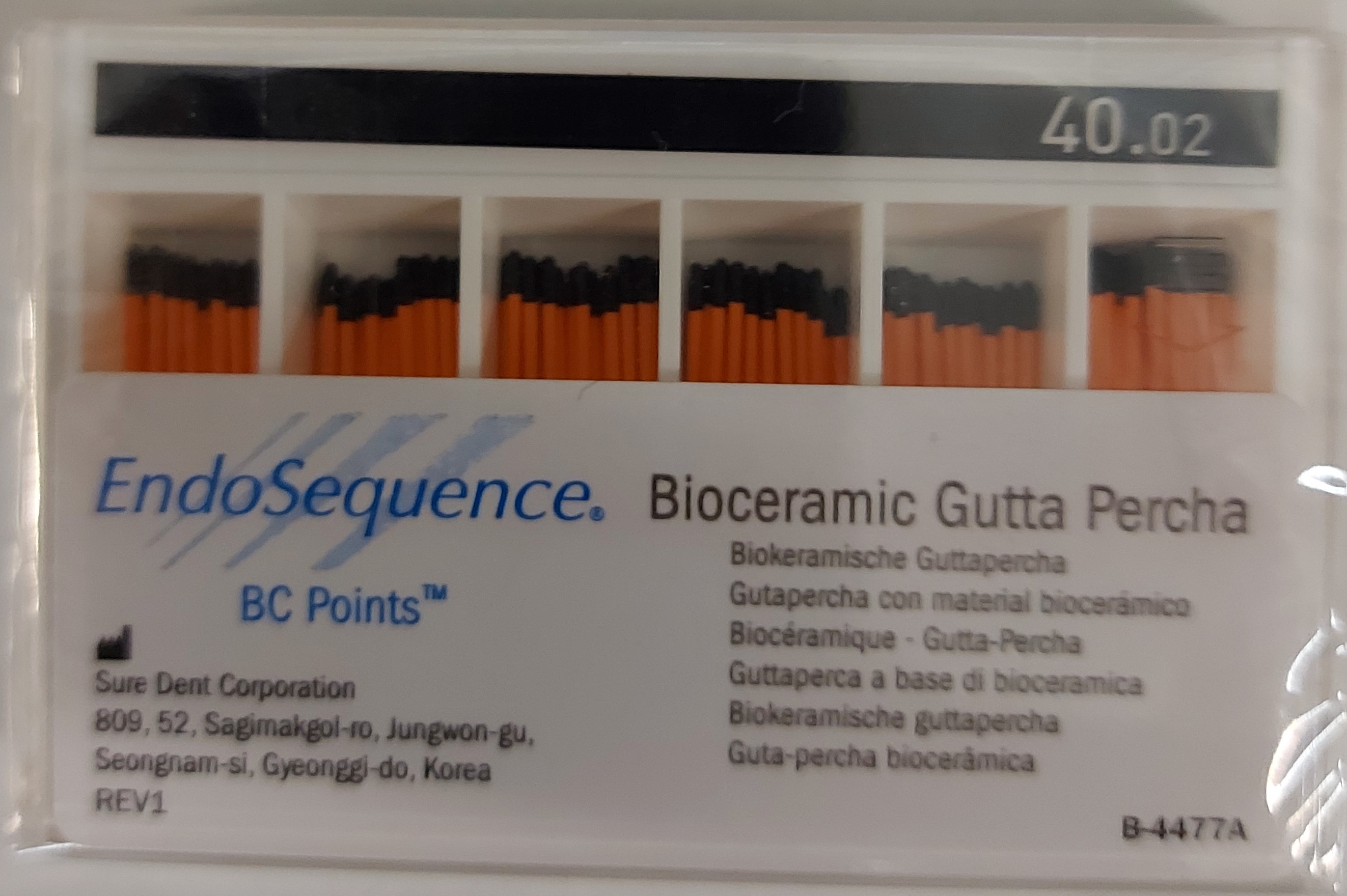 BioCeramic Gutta percha 40/.02 60stk